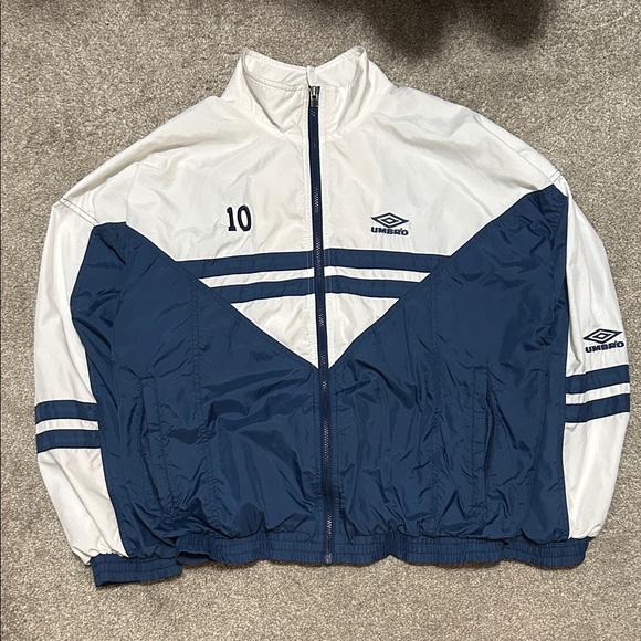 Umbro Other - Vintage Umbro Blue White Track Jacket